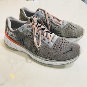 Hoka One One Sneakers Cavu Shoes Womens Size 9 Gray White Running